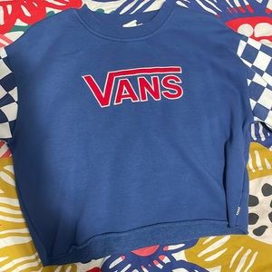 Vans Blue/Red/White Checkered Crop Top